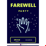 Farewell Party Template example document template