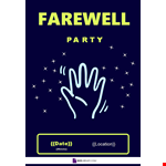 Farewell Party Template example document template 