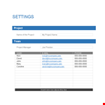 Download Project Planning Template example document template