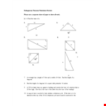 Discover the Power of Pythagorean Theorem for Finding Lengths | YourCompany example document template