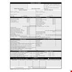 Professional Personal Financial Statement Template - Complete Applicant and Creditor Information example document template