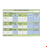 Monthly Training - Engage and Improve with Our Monthly Training Programs example document template
