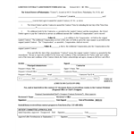 Contract Amendment for Limited Contractors - Make Changes Easily example document template