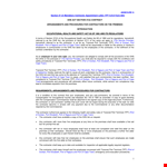 Principal Contractor Appointment Letter Template - Contractor, Employees, Shall example document template