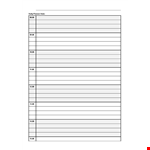 Get Organized with Our Daily Planner Template - Download Now example document template