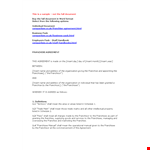 Franchise Agreement Template - Create Your Own | Company Name example document template