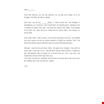 Love Letter Template example document template 