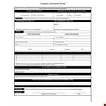 Informal Assessment Example example document template