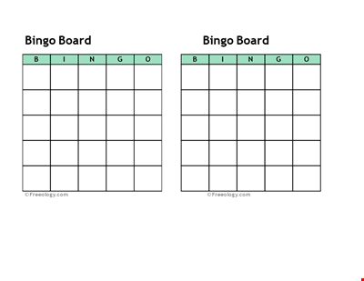 Create Bingo Cards for Free | Printable Bingo Card Template | Customizable Bingo Board