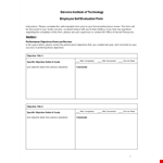 Effective Self-Evaluation Examples to Improve Your Duties and Achieve Objectives example document template