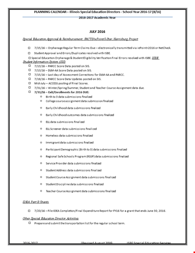 Project Planning Checklist Example