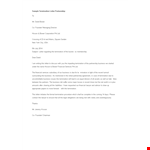 Sample Partnership Termination Letter example document template