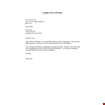 Decline Product Offer Letter example document template