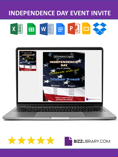 Independence Day Event Invitation