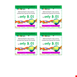 Save Big with Printable Coupon Templates example document template