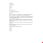 Official Bank Manager Resignation Letter example document template 