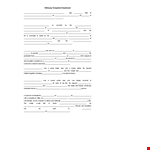 Obituary Template free example document template