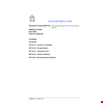 Win Your Next Bid with Our Request for Proposal Template example document template