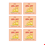 Coupon example document template