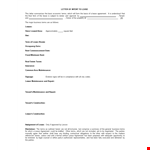 Real Estate Lease Letter Of Intent Doc example document template