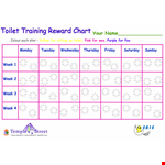 Toilet Training Reward example document template