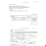 Job Recruitment Application Form Template example document template