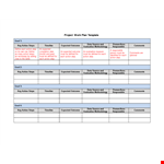 Create a Winning Work Plan: Action, Outcome, and Steps example document template