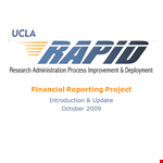 Financial Project Report Format - Simplified Process & Comprehensive Reports example document template