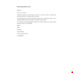 Rental Property Reference Letter example document template 