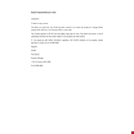 Rental Property Reference Letter example document template