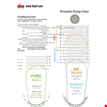 Printable Baby Shoe Size Chart example document template