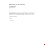 Template: Professional Sick Leave Email Subject Line After Your Absence example document template 