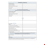 Project Payment Schedule In Pdf example document template