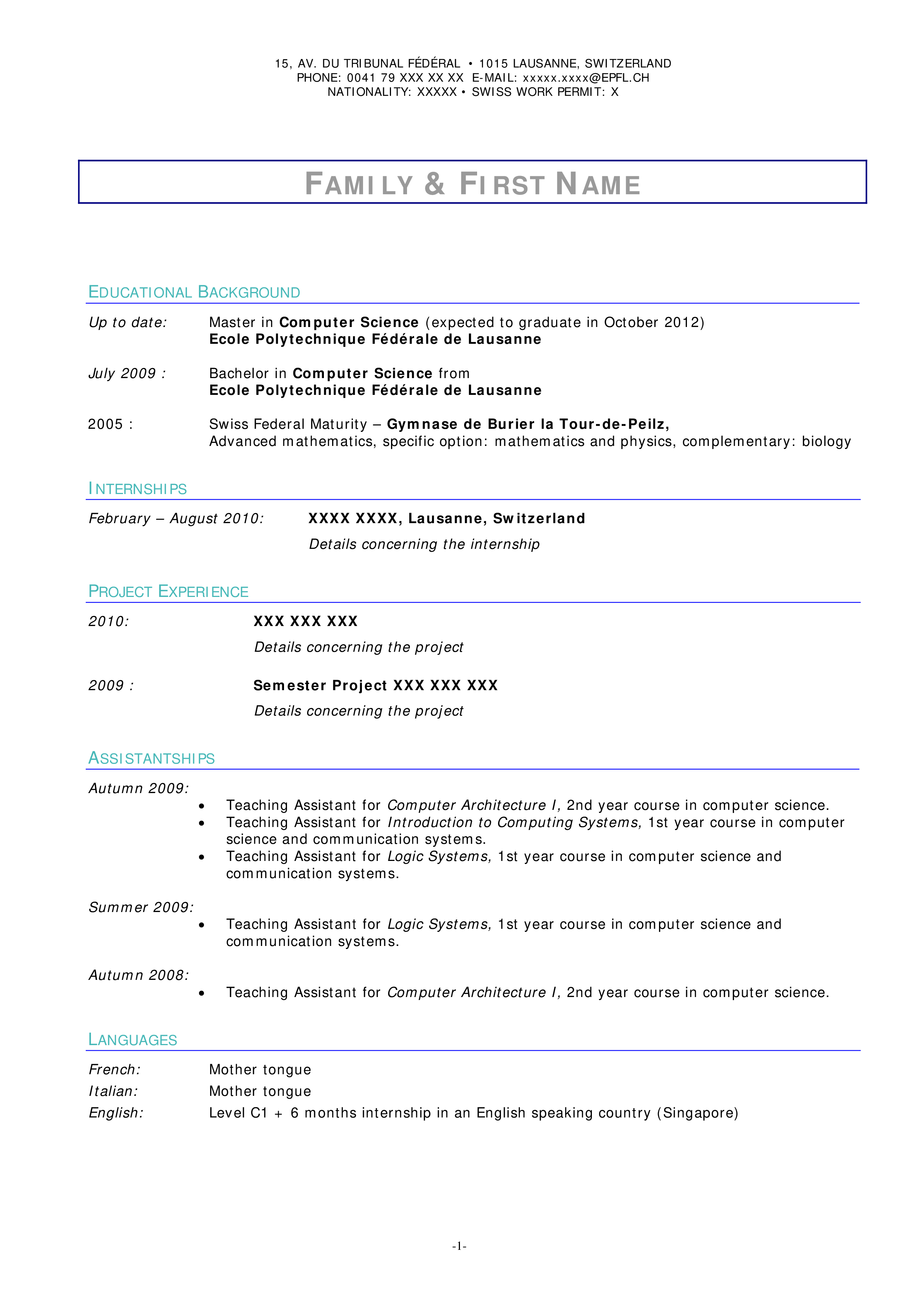 Example Of Internship example-of-internship
