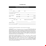 Nanny Background Check Application example document template