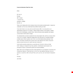 Formal Job Interview Thank You Letter example document template