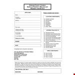 Property Mailing List Template example document template