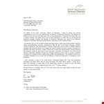 Congratulations Letter for School Education | North Minister Vancouver example document template