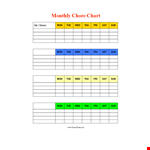 Printable Chore Chart Template for Kids - Free Download example document template
