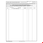 Efficient Material Inspection: Simplifying Information Collection & Reducing Burden example document template