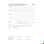 Private Rent Agreement Form example document template