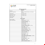 Government Bid Summary Template example document template