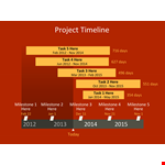 Project Timeline Template example document template