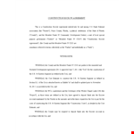 Construction Escrow Agreement example document template