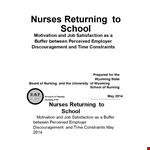 School Nurse Satisfaction Survey Template example document template
