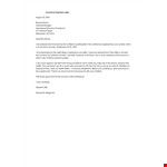 Invitation Rejection Letter example document template
