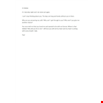 Love Letter For Ex Girlfriend example document template 