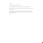 Love Letter For Ex Girlfriend example document template