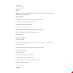 Graphic Assistant example document template