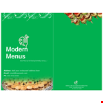 Creative Menu Templates for Restaurants | Customize & Print in Minutes example document template